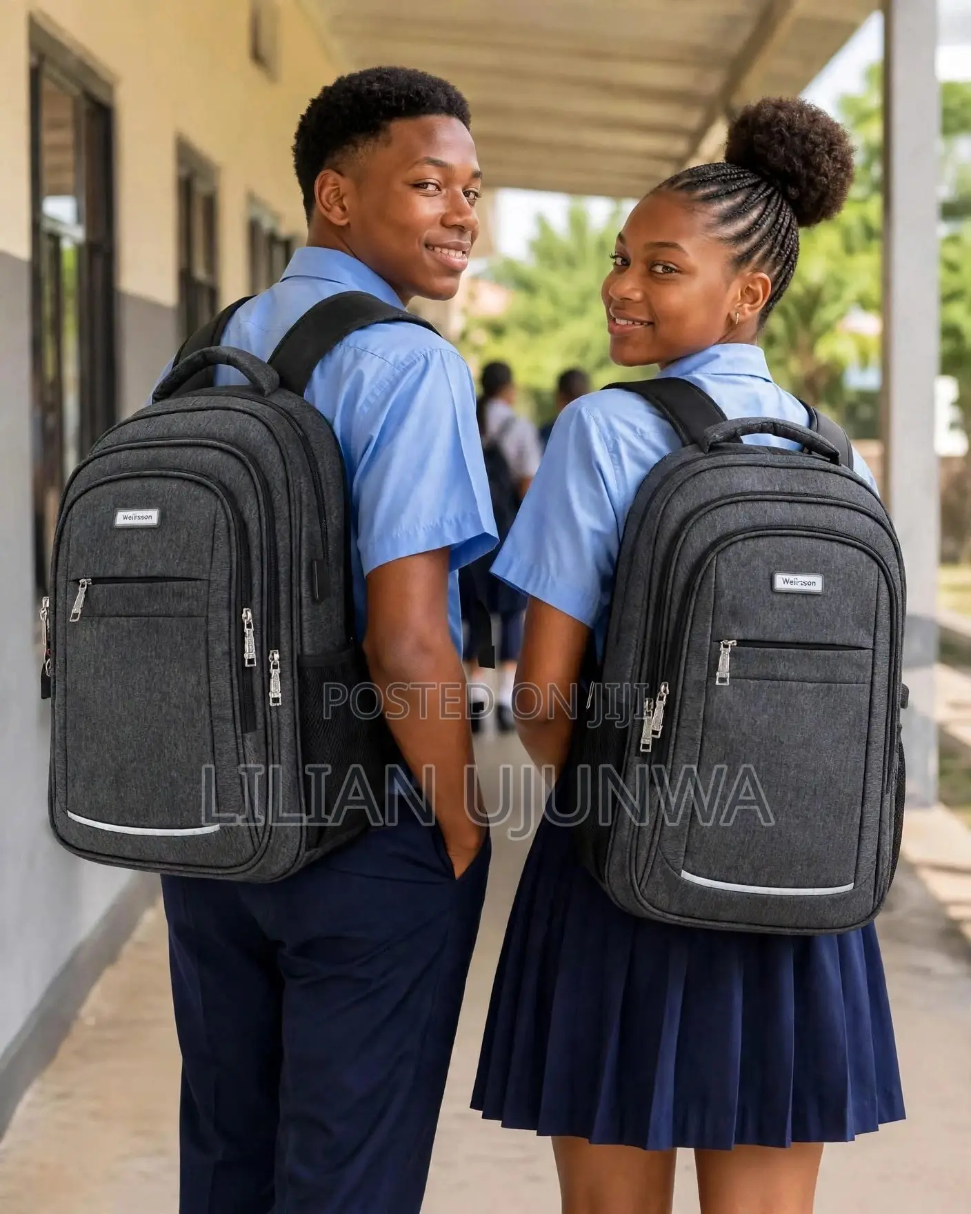 Weiirsson 18 Inches School Backpack