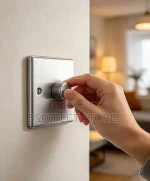 SMJ 2-Way Dimmer Switch 400W 1-Gang Brushed Steel Dimmer