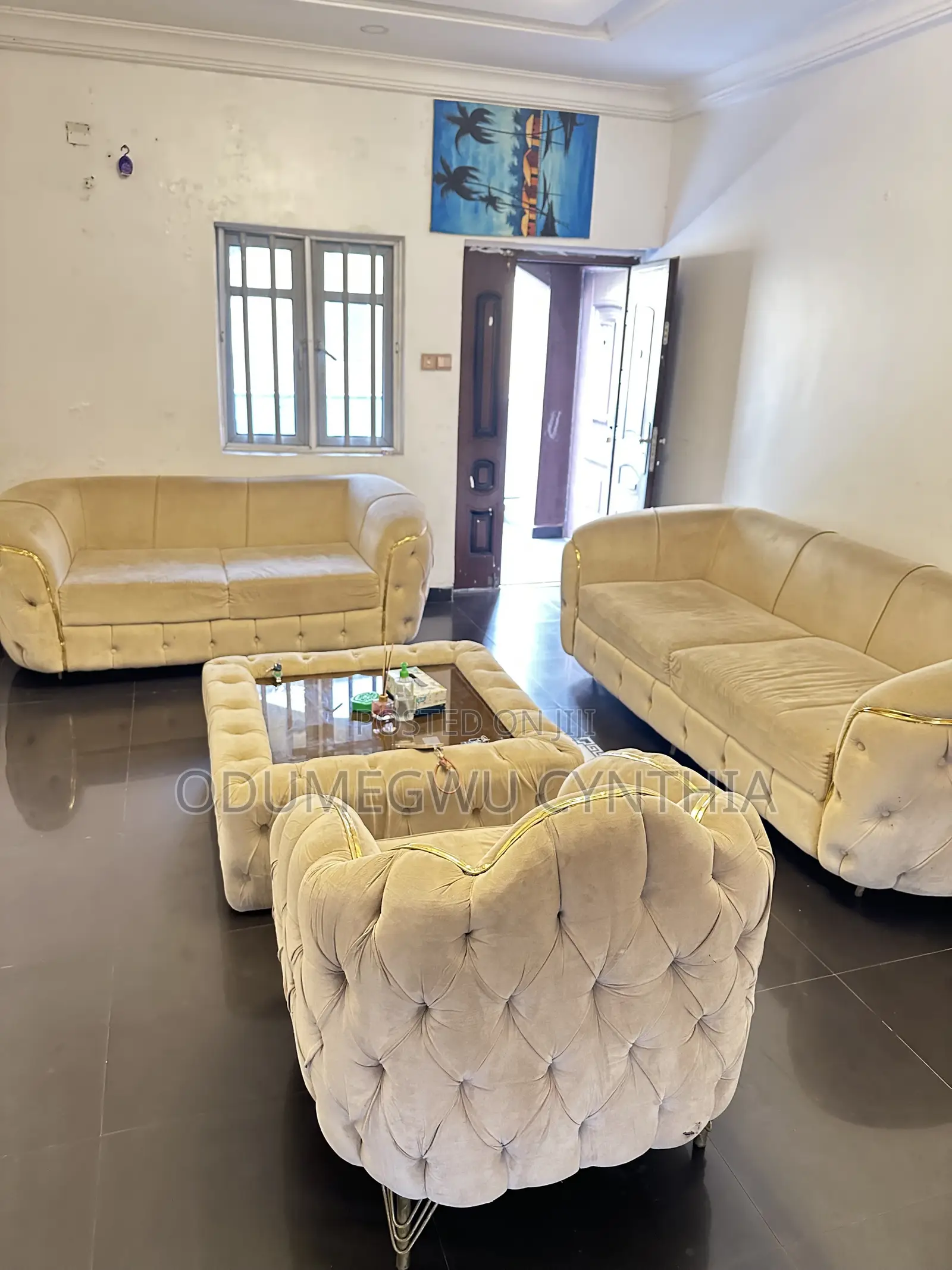 3 Seater, 2 Seater , 1 Single and Center Table Sofa