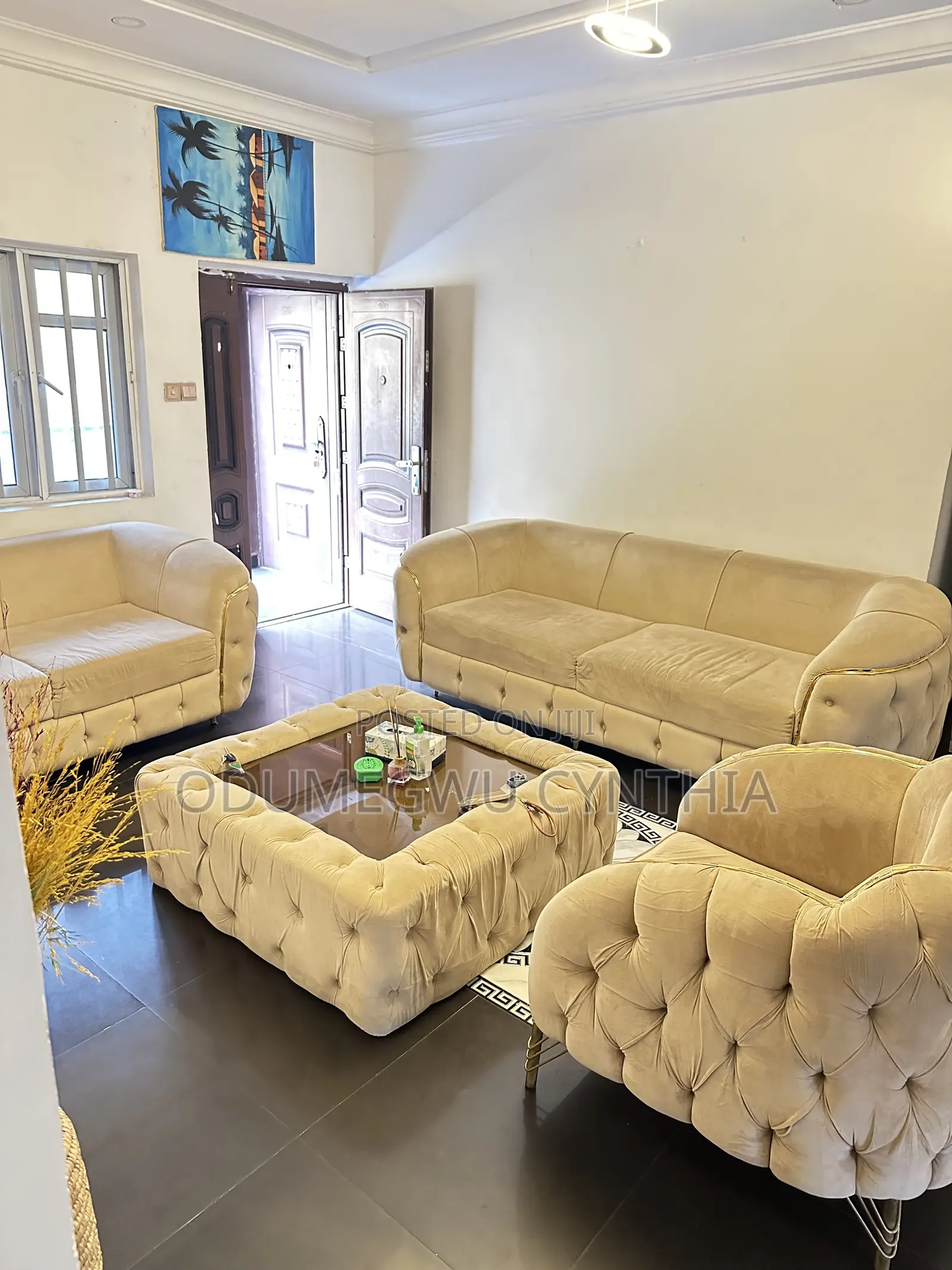 3 Seater, 2 Seater , 1 Single and Center Table Sofa