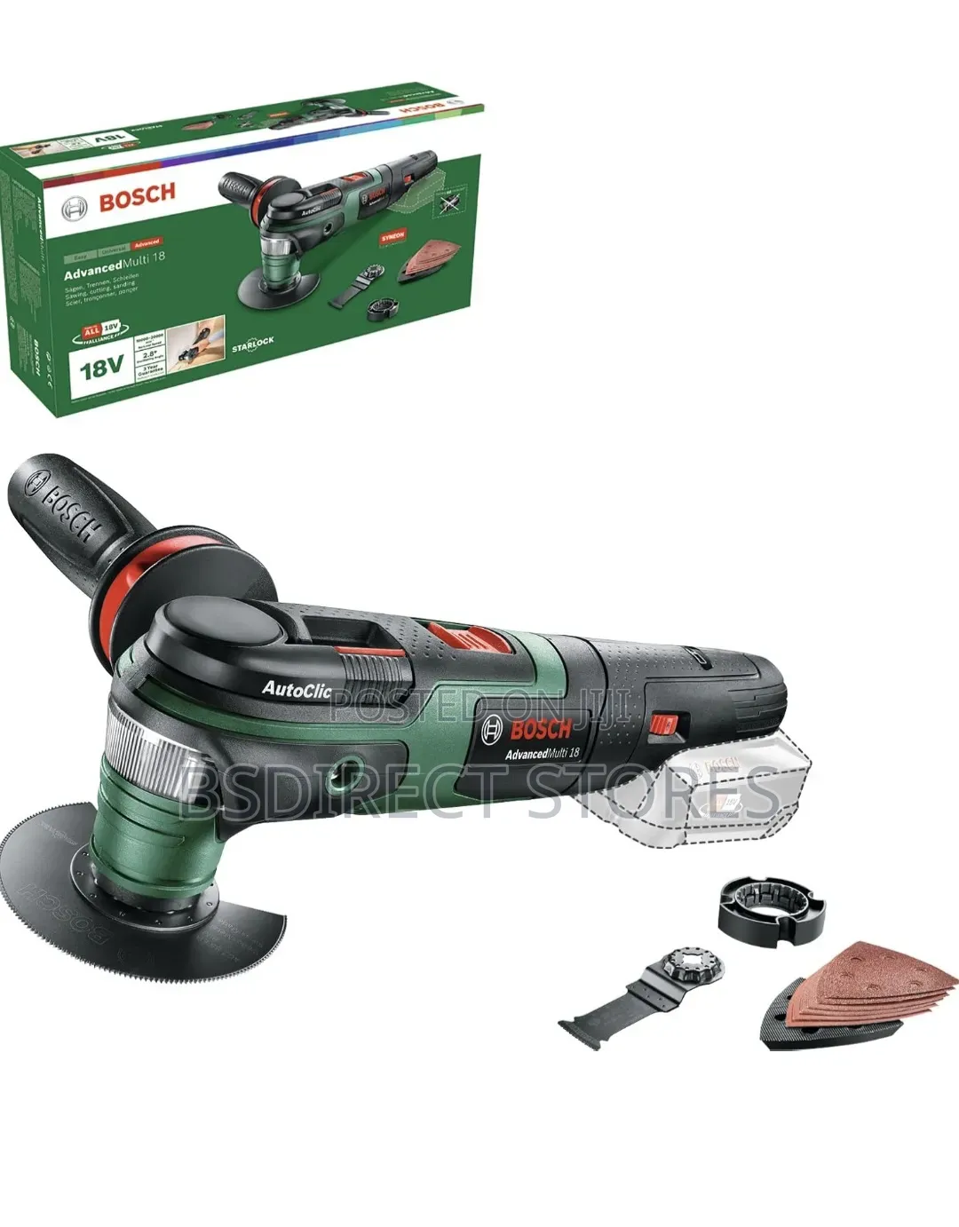 Bosch UNIVERSALMULTI 12v Cordless Starlock Oscillating Tool