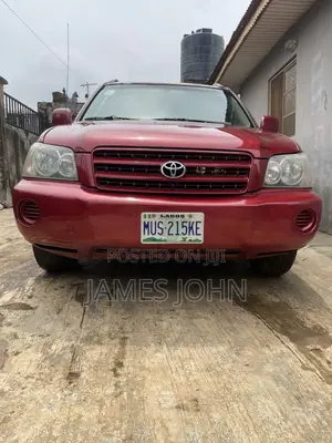 Toyota Highlander V6 AWD 2003 Red
