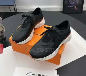 Exclusive Santoni Leather Luxury Sneakers