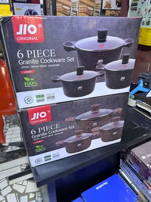 Jio Original 6 Piece Granite Cookware Set