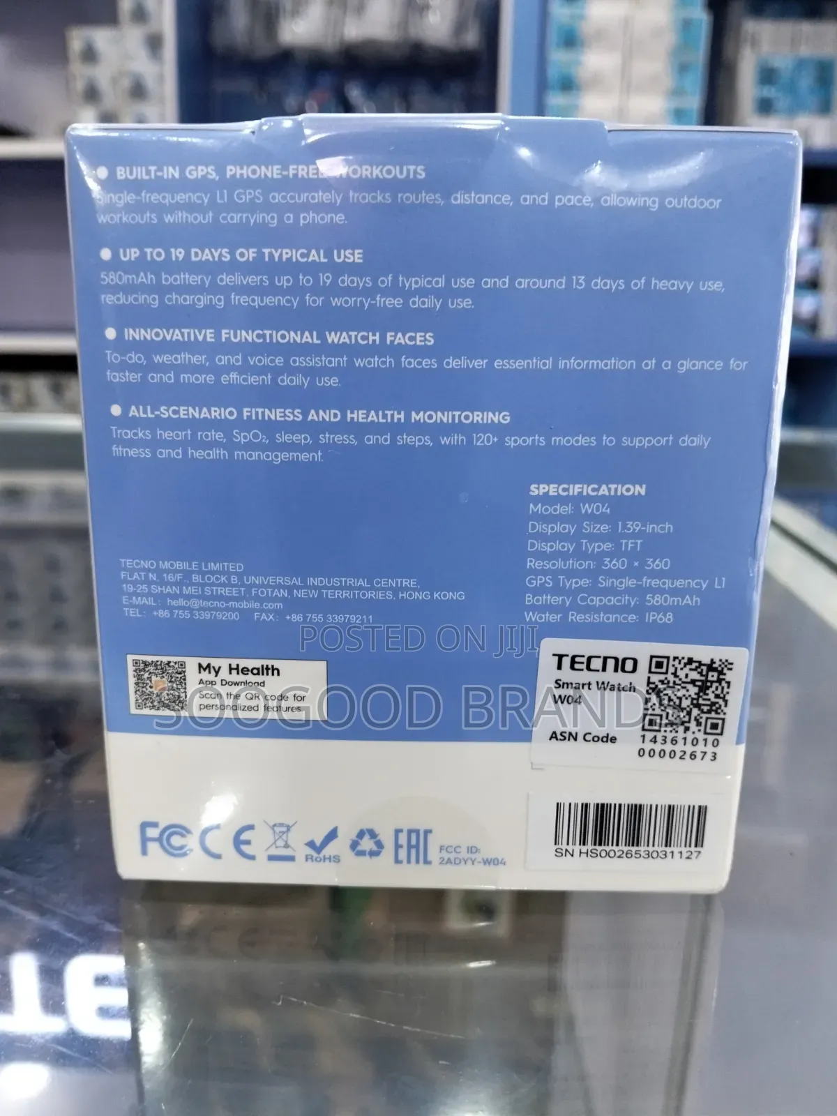 Tecno Smart Watch 4