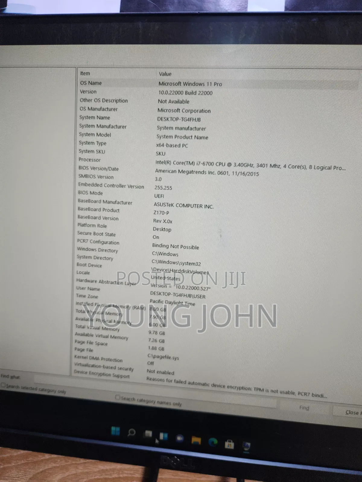 Desktop Computer Asus 32GB Intel Core i7 HDD+SSD 512GB
