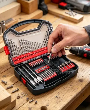 KWB Einhell 62 Piece Stone, Wood, Metal Milling Drill Set