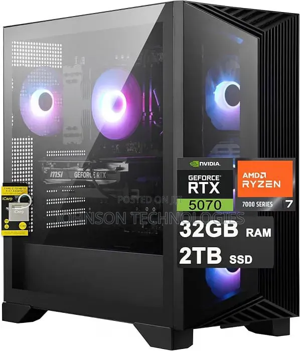 New Desktop Computer MSI Aegis RS 12TJ-282US 16GB AMD Ryzen 7 SSD 1T