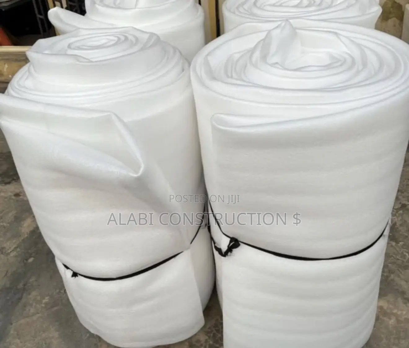 White Construction Plastic Sheet Nylon Roll