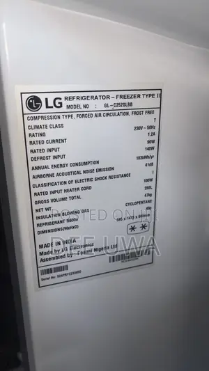 LG Smart Inverter Double Door Refrigerator - Clean & Metallic Silver