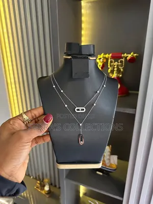 Geometric Double-Layer Necklace 