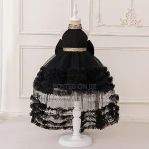 Luxury Girls Princess Gown With Removable Long Back Flare (6-12months)