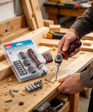 Hilka 22pieces Ratchet Screwdriver Set With Ergonomic Handle