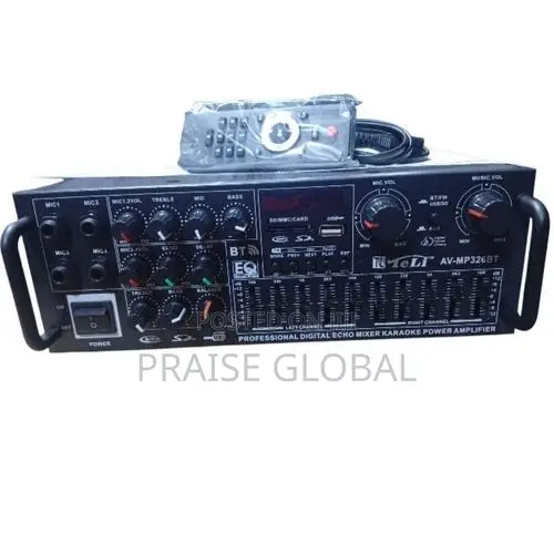 AV-MP 326 BT Amplifier - Portable Bluetooth Audio System