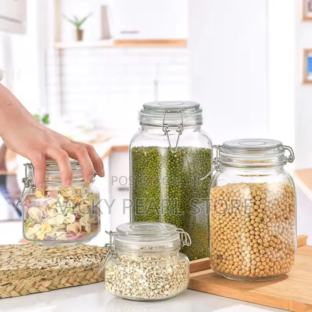 Glass Airtight Storage Jar