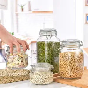 Glass Airtight Storage Jar