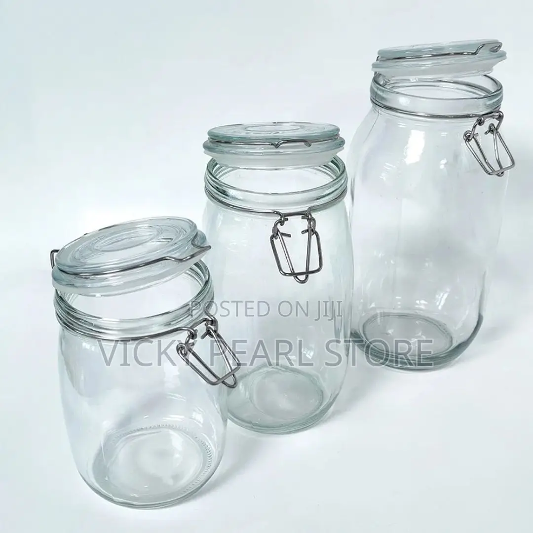 Glass Airtight Storage Jar