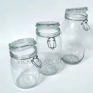 Glass Airtight Storage Jar