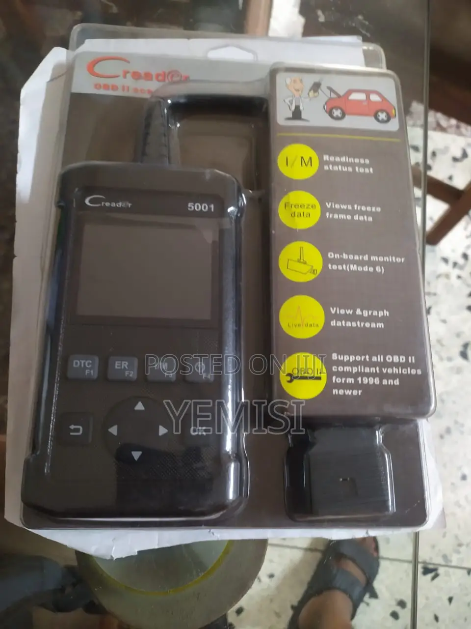 Launch Creader 5001 OBD II Car Diagnostic Scanner & Code Reader
