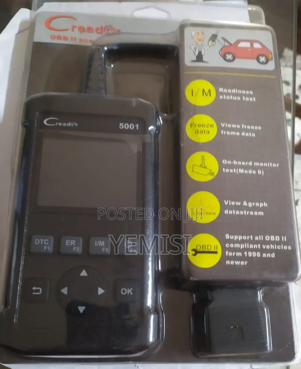 Launch Creader 5001 OBD II Car Diagnostic Scanner & Code Reader