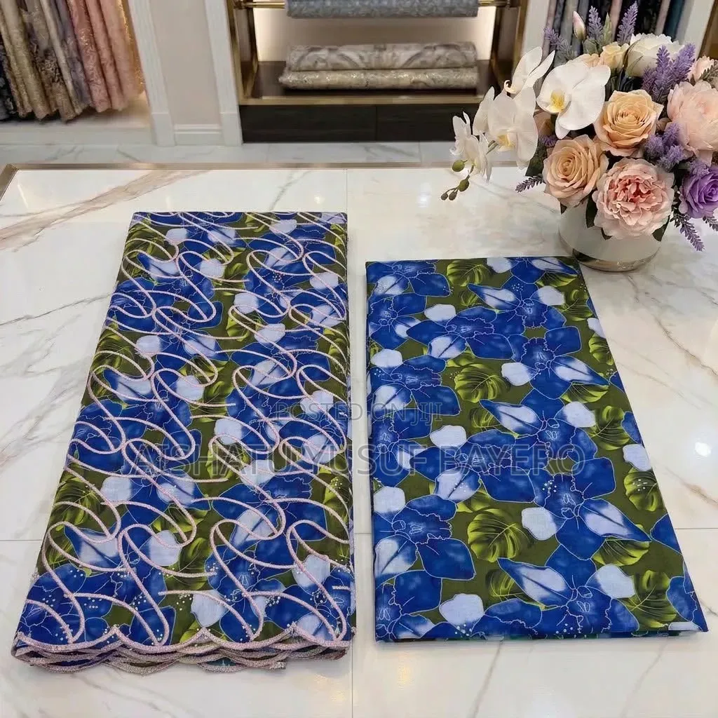 Quality Digital Print Fabric - Embroidery - New