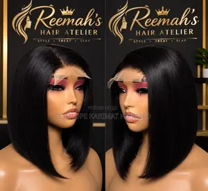 Sleek & Elegant Black Bob Wig