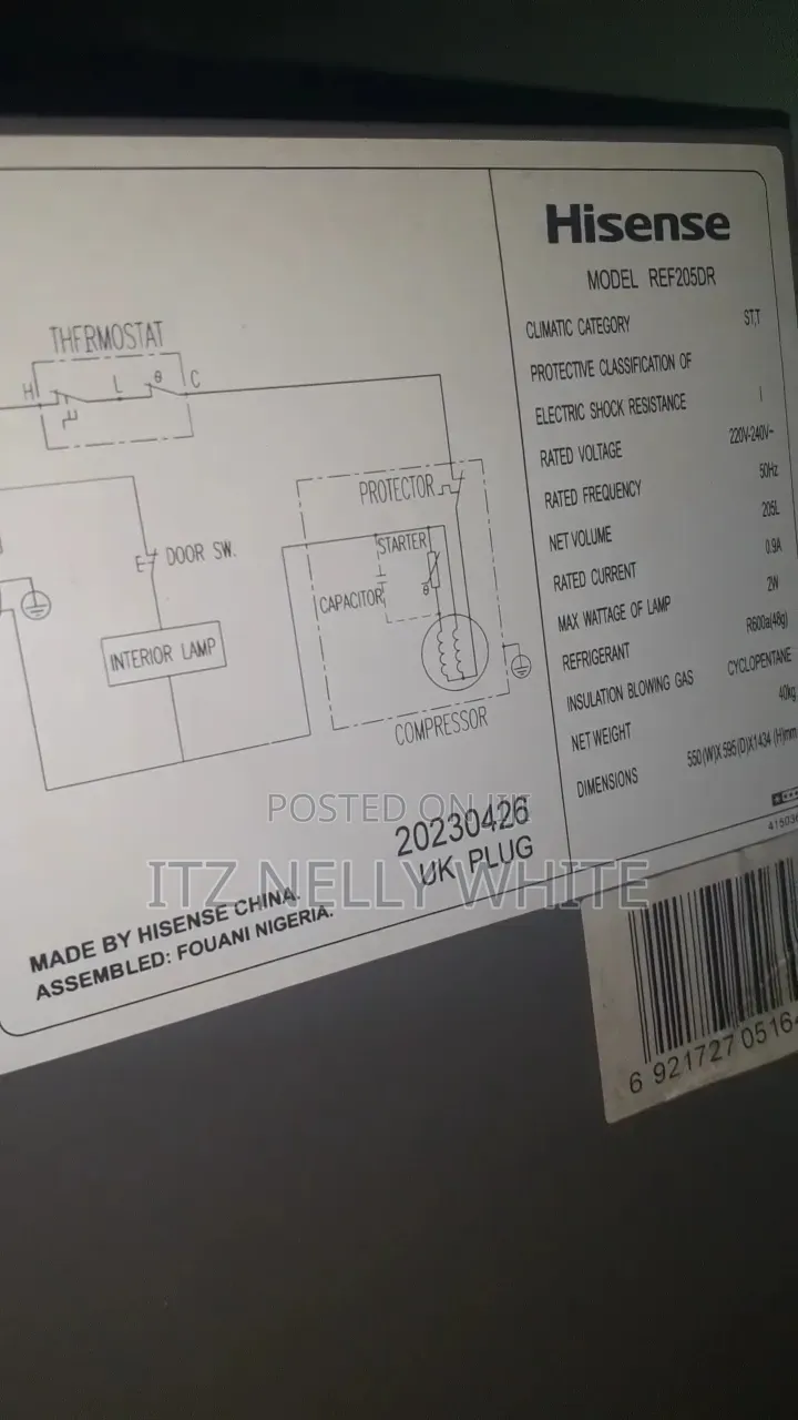 Fridge and Freezer