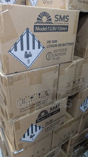 12.8v 100ah SMS Lithium Battery
