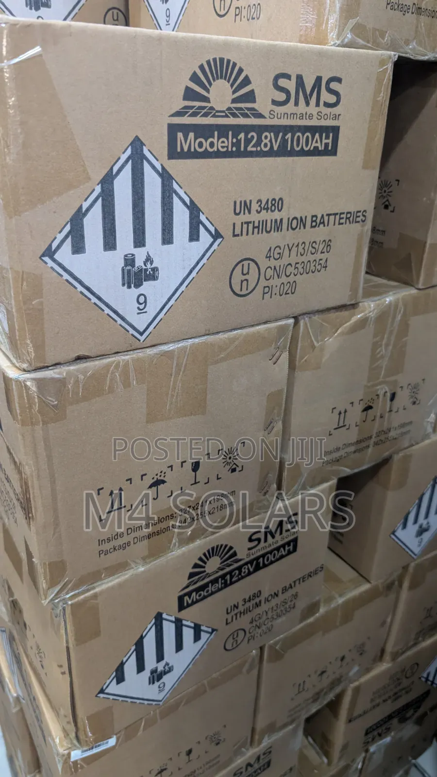 12.8v 100ah SMS Lithium Battery