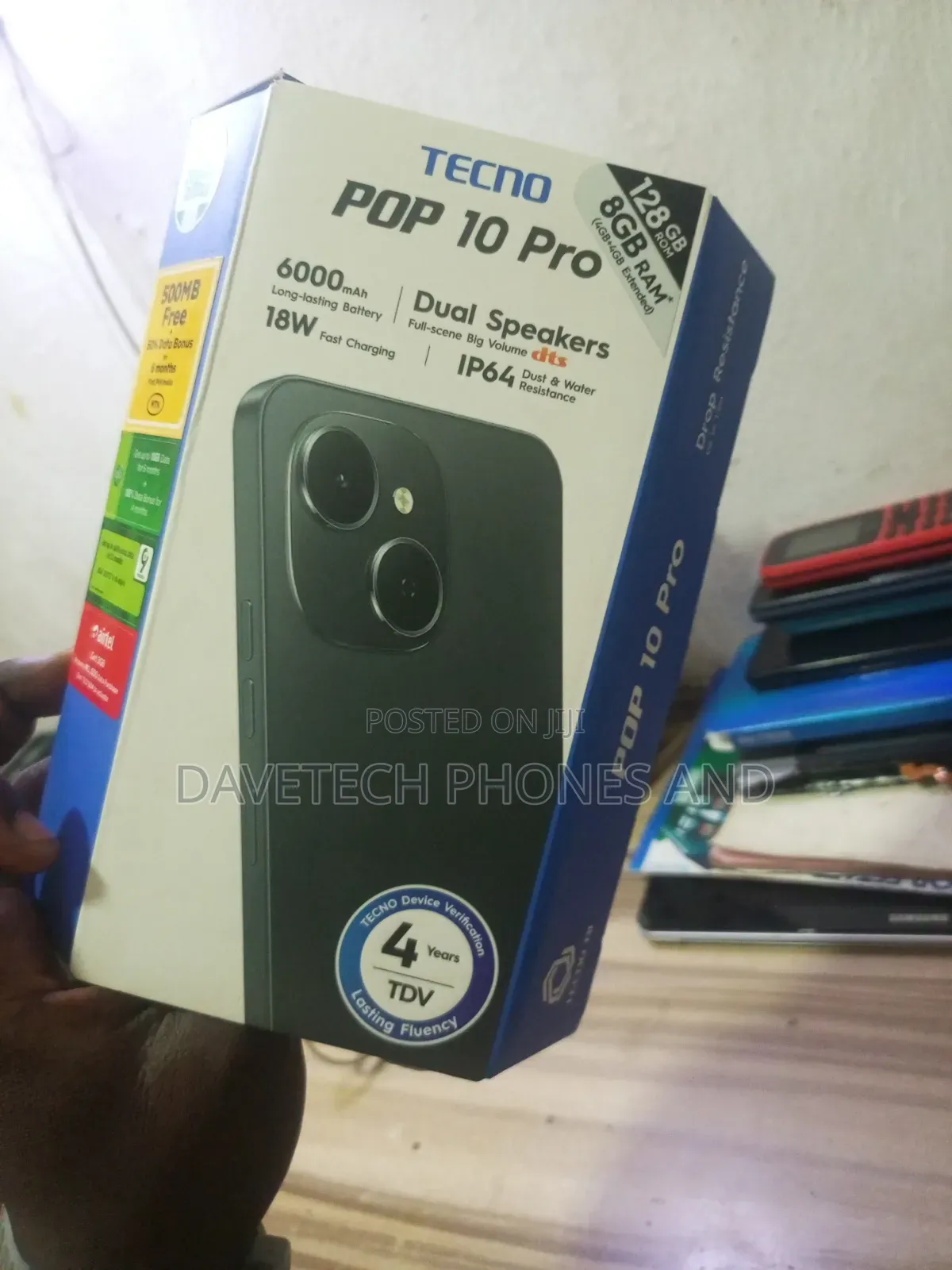 Tecno Pop 10 Pro 128 GB Gray