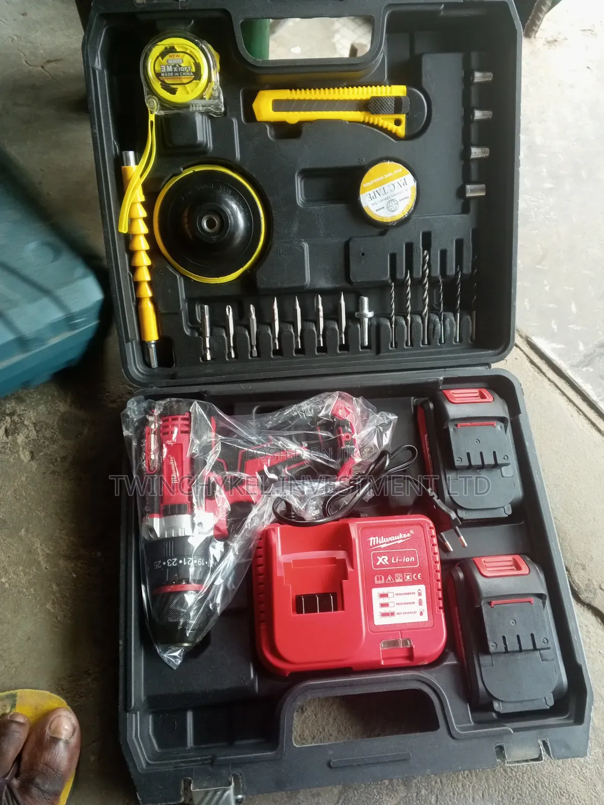 Milwaukee Drill Cordless Machine and Tools