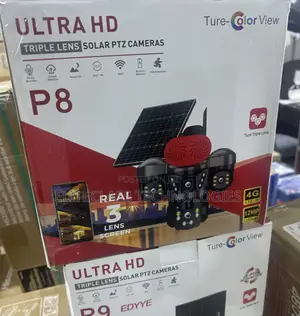 P8 Solar PTZ Camera Featuring Triple Lens Design
