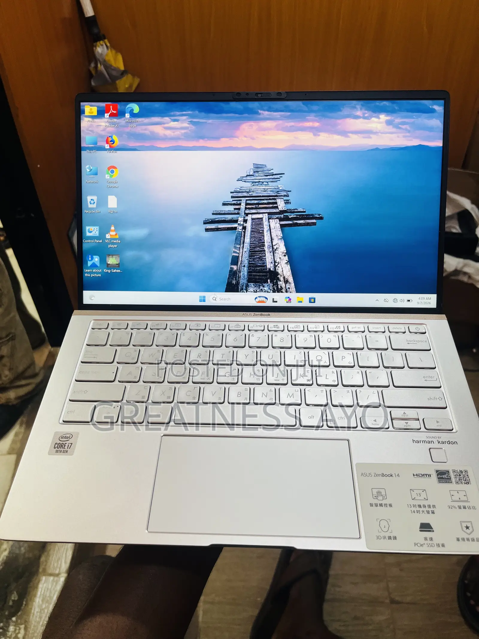 Laptop Asus Zenbook 14 OLED 32GB Intel Core i7 SSD 256GB