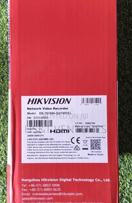 Hikvision Embedded CCTV NVR D7600 Series