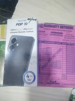 New Tecno Pop 10 128 GB Black