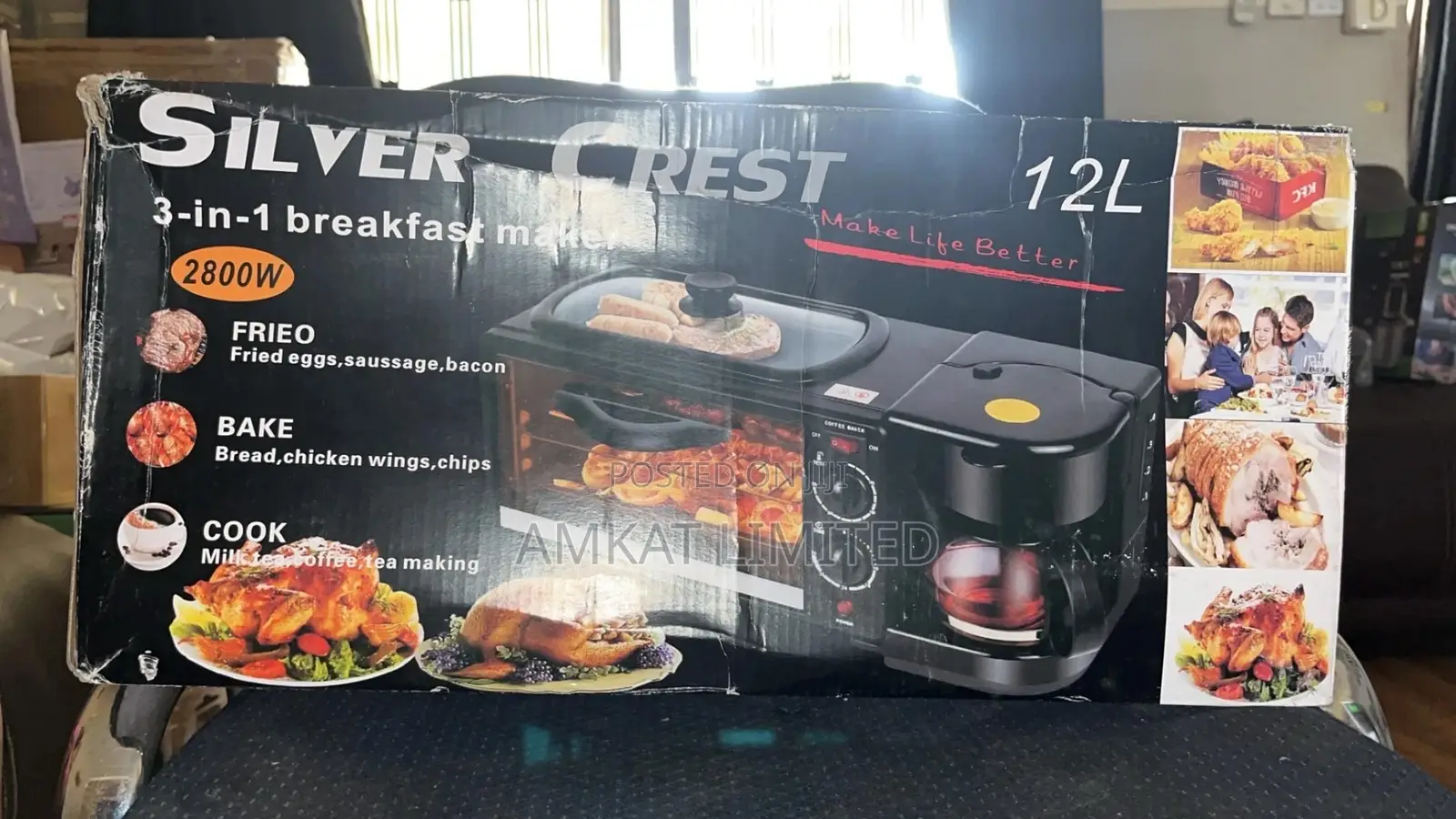 Silver Crest (3 in 1 Breakfast Maker) -12l