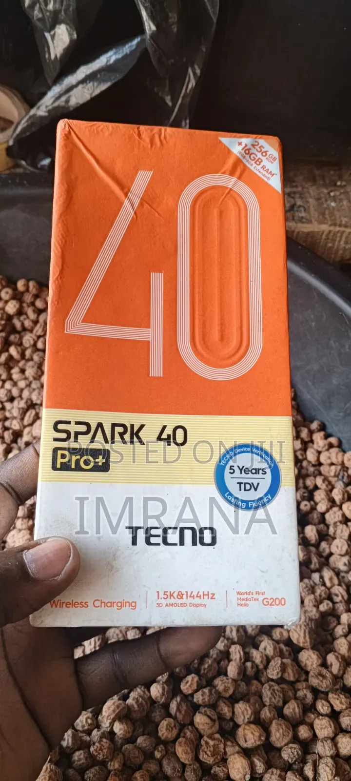 Tecno Spark 40 Pro+ 256 GB White