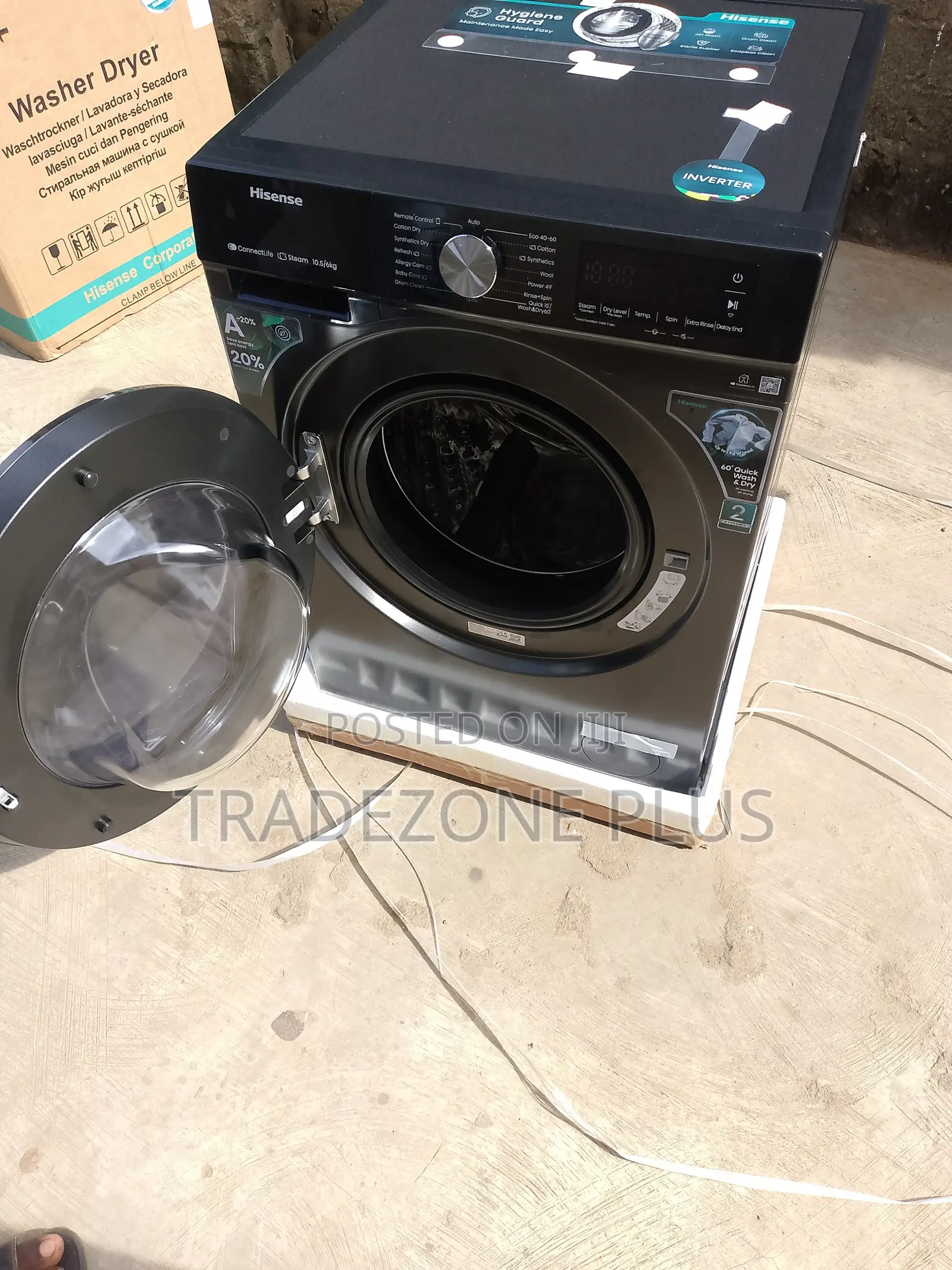 Hisense 10.5kg Inverter Automatic Washing Machine