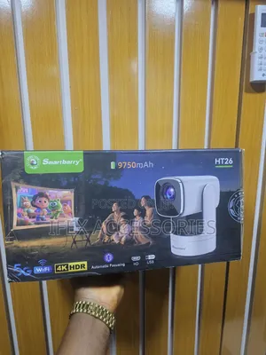 Smartbarry HT26 Rechargeable Projector (9750 mAh)