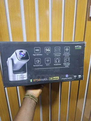 Smartbarry HT26 Rechargeable Projector (9750 mAh)