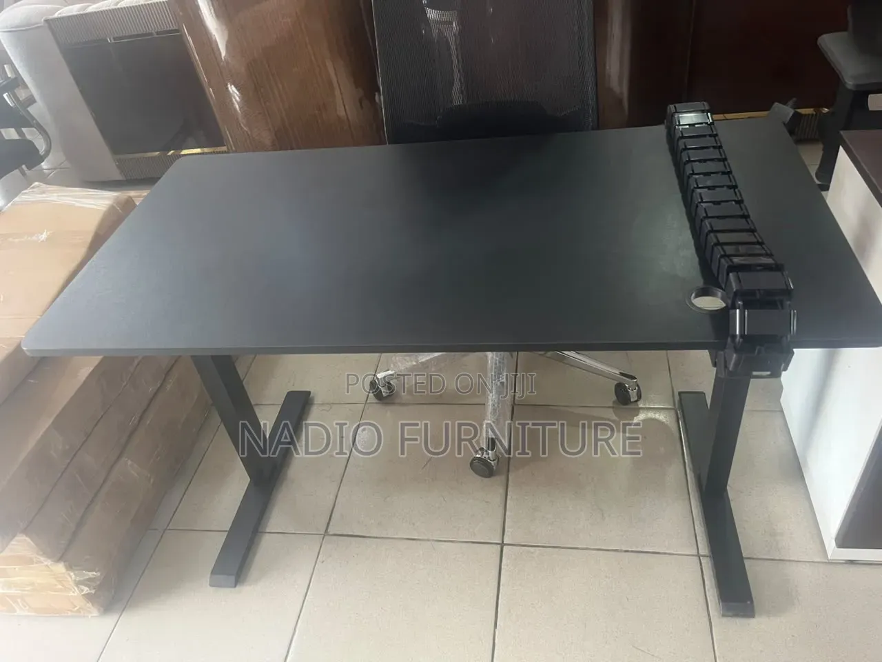 Adjustable Table With Cable