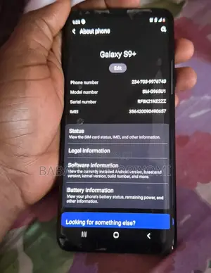 Samsung Galaxy S9 Plus 64 GB Black