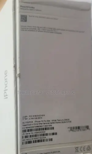 New Apple iPhone 15 Pro Max 256 GB White
