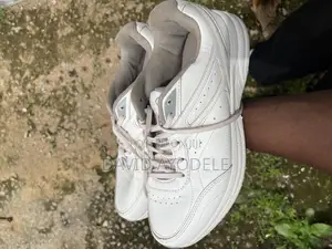 White Casual Athletic Walking Sneaker ( Size 44)