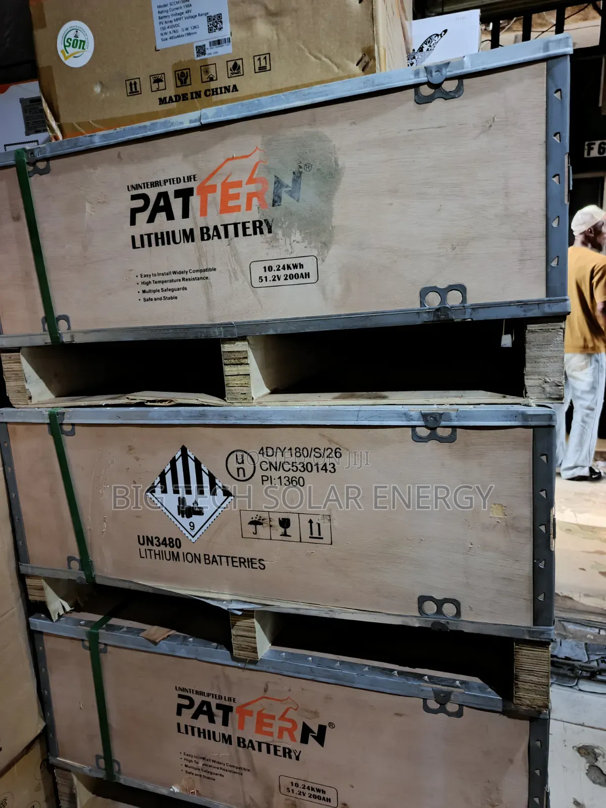 10.24kwh 51.2v Pattern Lithium Battery