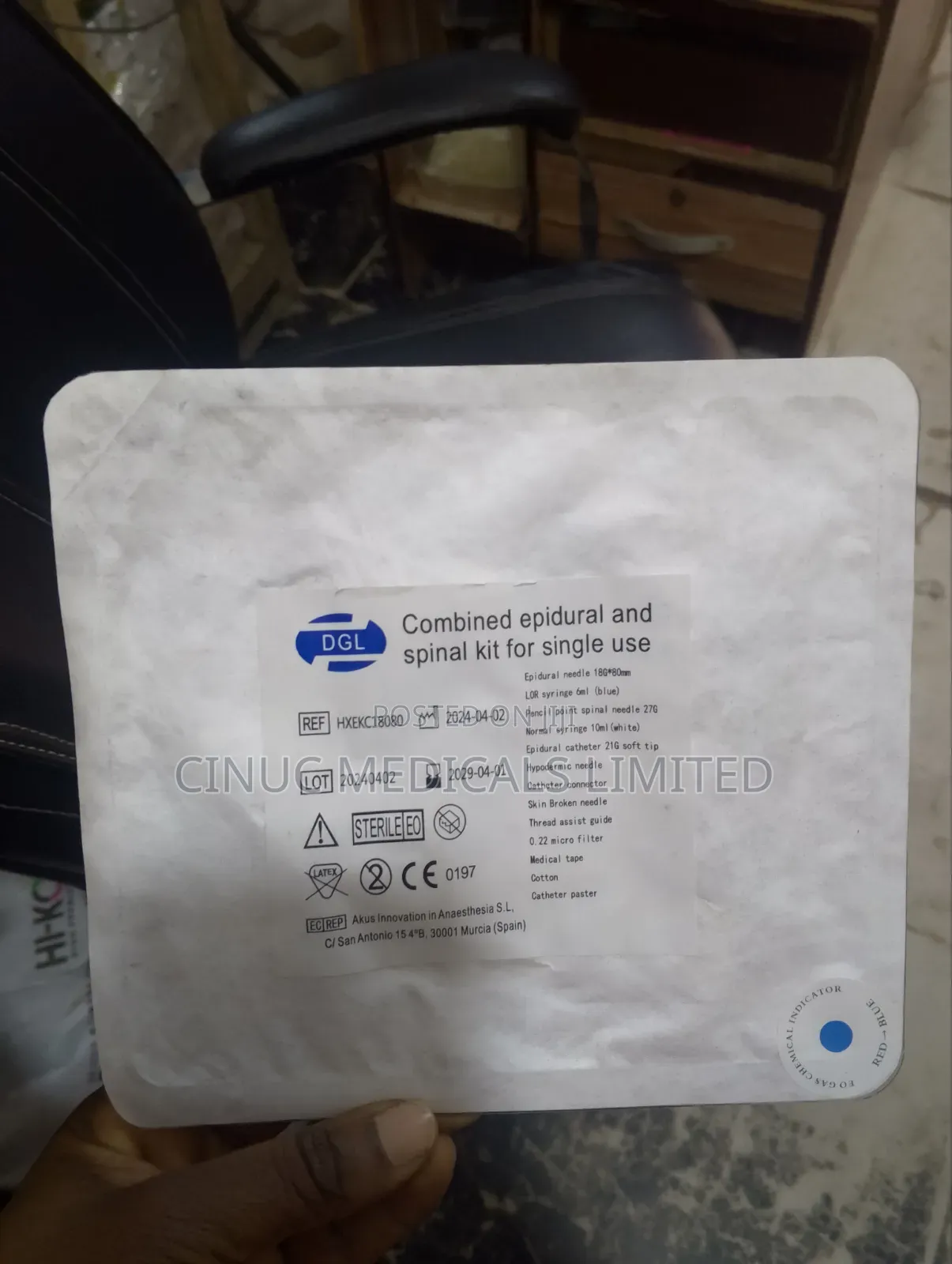 Epidural Pack