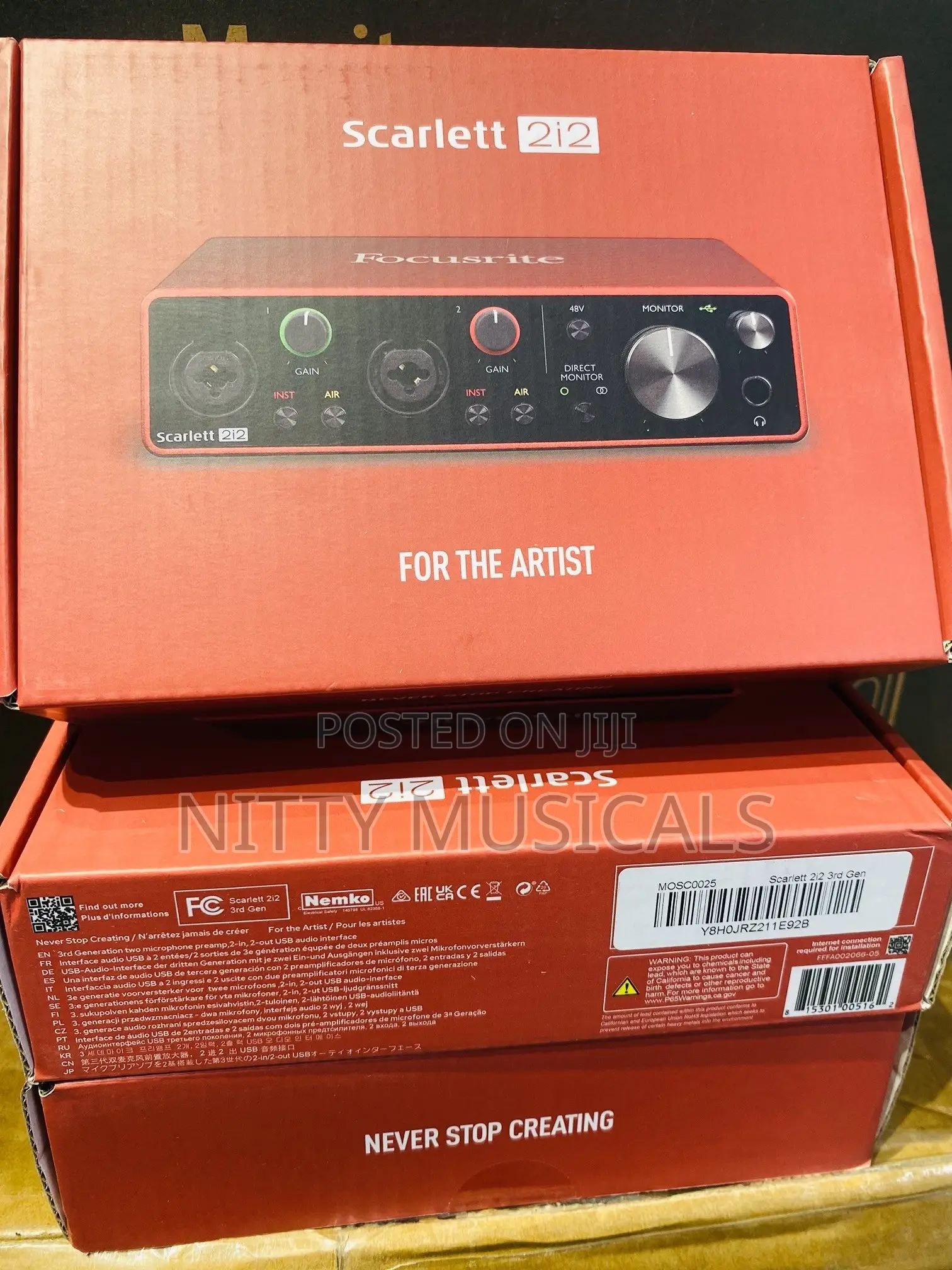 Focusrite Scarlett 2i2 3rd Generation