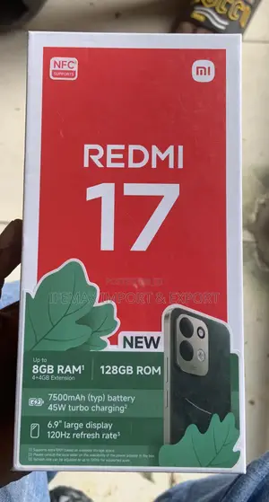 New Xiaomi Redmi 17 128 GB Black