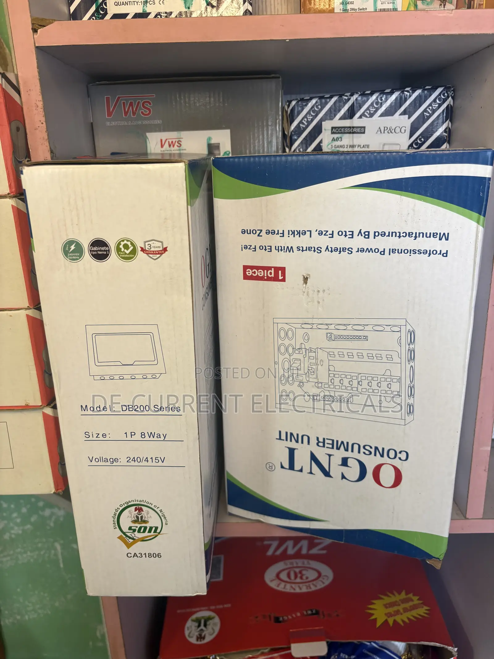 D8 Single Face Iron Base( Distribution Board)