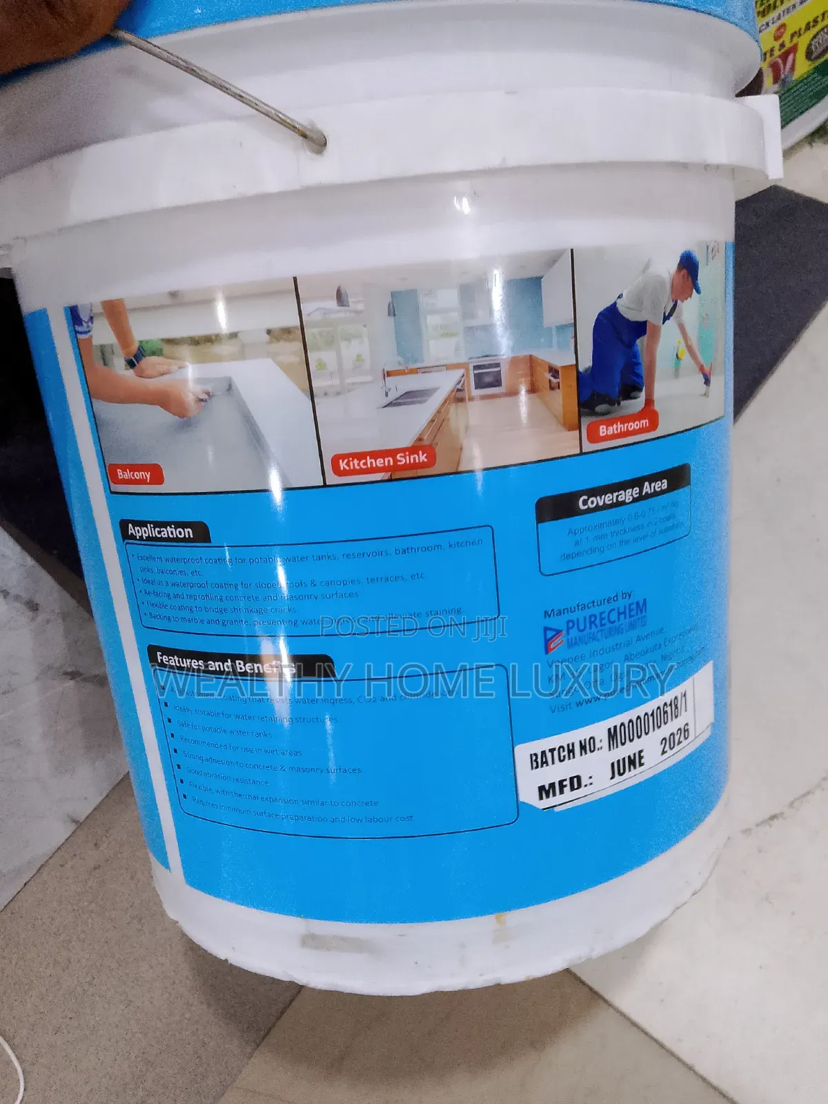 Original Top Shield FlexCote 2K Liquid Waterproof Cement TS-605